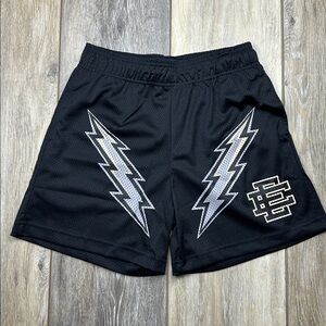 Eric Emanuel lightning bolts shorts